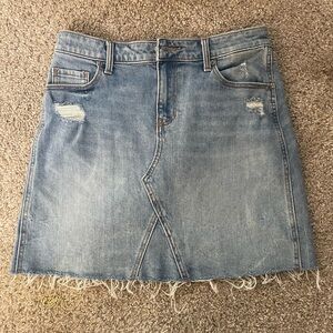 Old Navy Light Blue Denim Mini Skirt